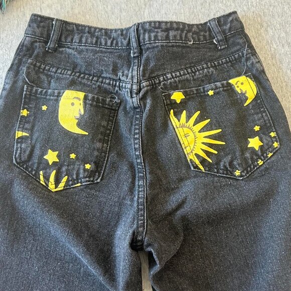 Unique Sun Moon and Stars Jeans - Picture 4 of 5